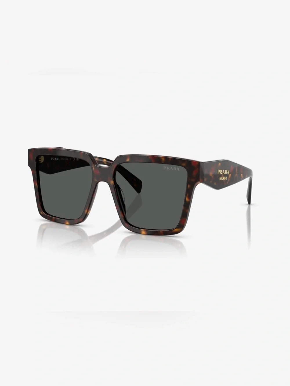 Prada PR 24ZSF Sunglasses Root Tortoise/Dark Grey